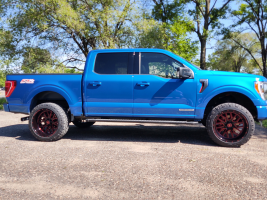 2018 Ford F-150 with 22x12 wheels