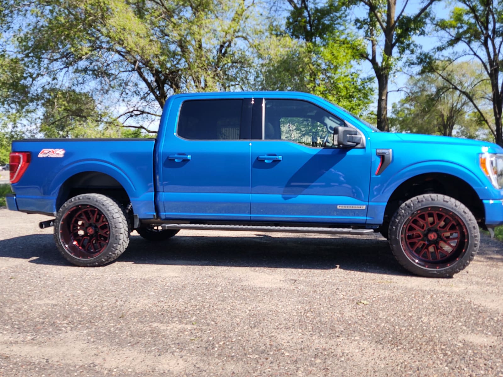 2018 Ford F-150 with 22x12 wheels