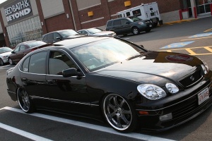 1999 Lexus GS 400 with 19x9.5 Rays Engineering Volk Racing GT-7 wheels