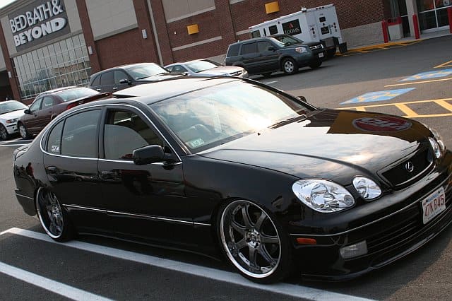 1999 Lexus GS 400 with 19x9.5 Rays Engineering Volk Racing GT-7 wheels