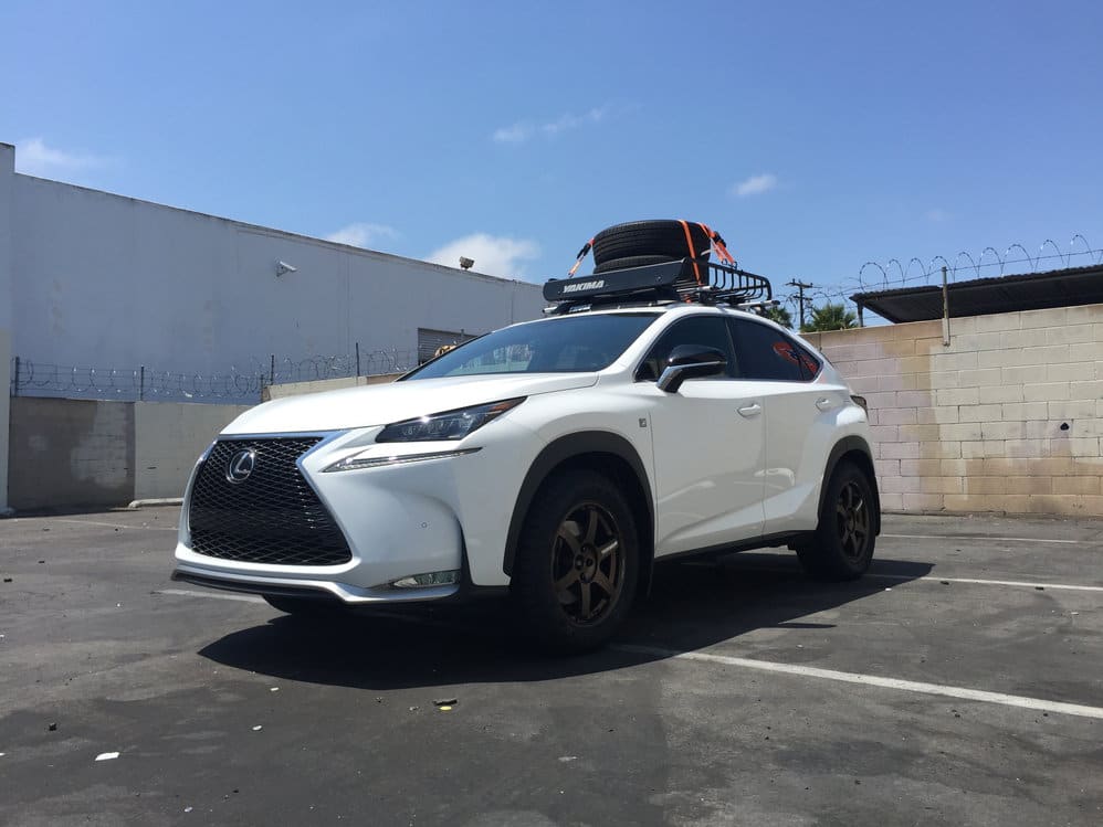 2016 Lexus NX 200t with 18x8.5 wheels
