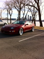 1992 Nissan 300ZX 2-seat with 18x10 XXR 521 wheels