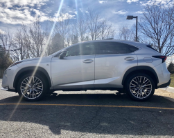 2016 Lexus NX 200t with 20x8 Lexus RX F Sport wheels