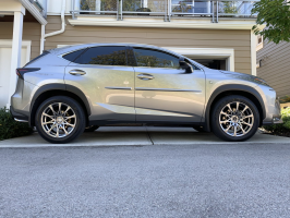 2016 Lexus NX 200t with 19x9 45-30101 wheels