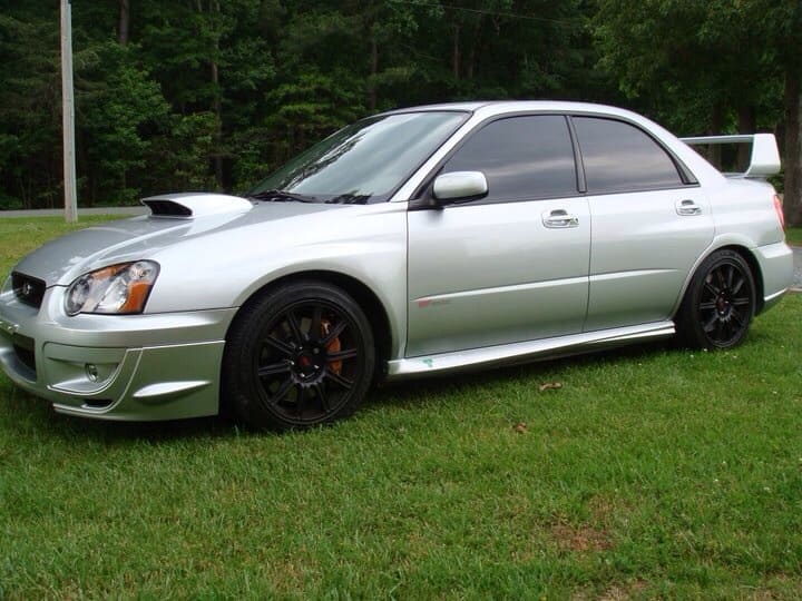 2005 Subaru Impreza WRX STi with 17x8 Bbs wheels