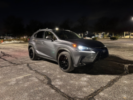 2016 Lexus NX 200t with 19x8.5 wheels
