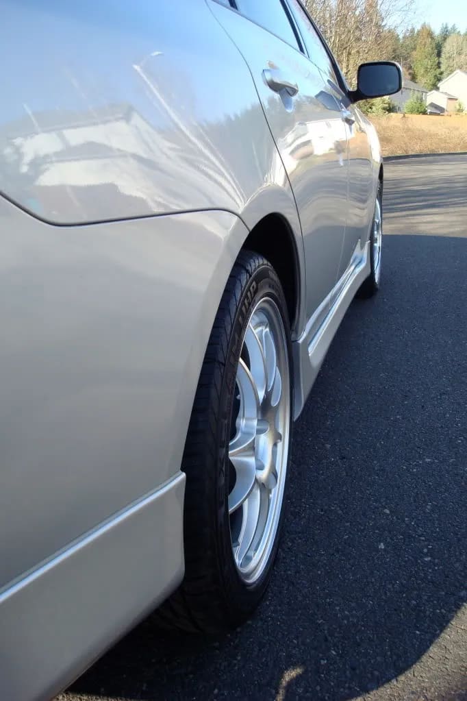 2009 Toyota Corolla with 17x8 wheels