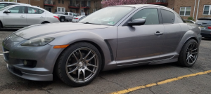 2010 Mazda RX-8 with 18x9.5 wheels