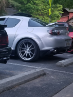 2010 Mazda RX-8 with 19x9 wheels