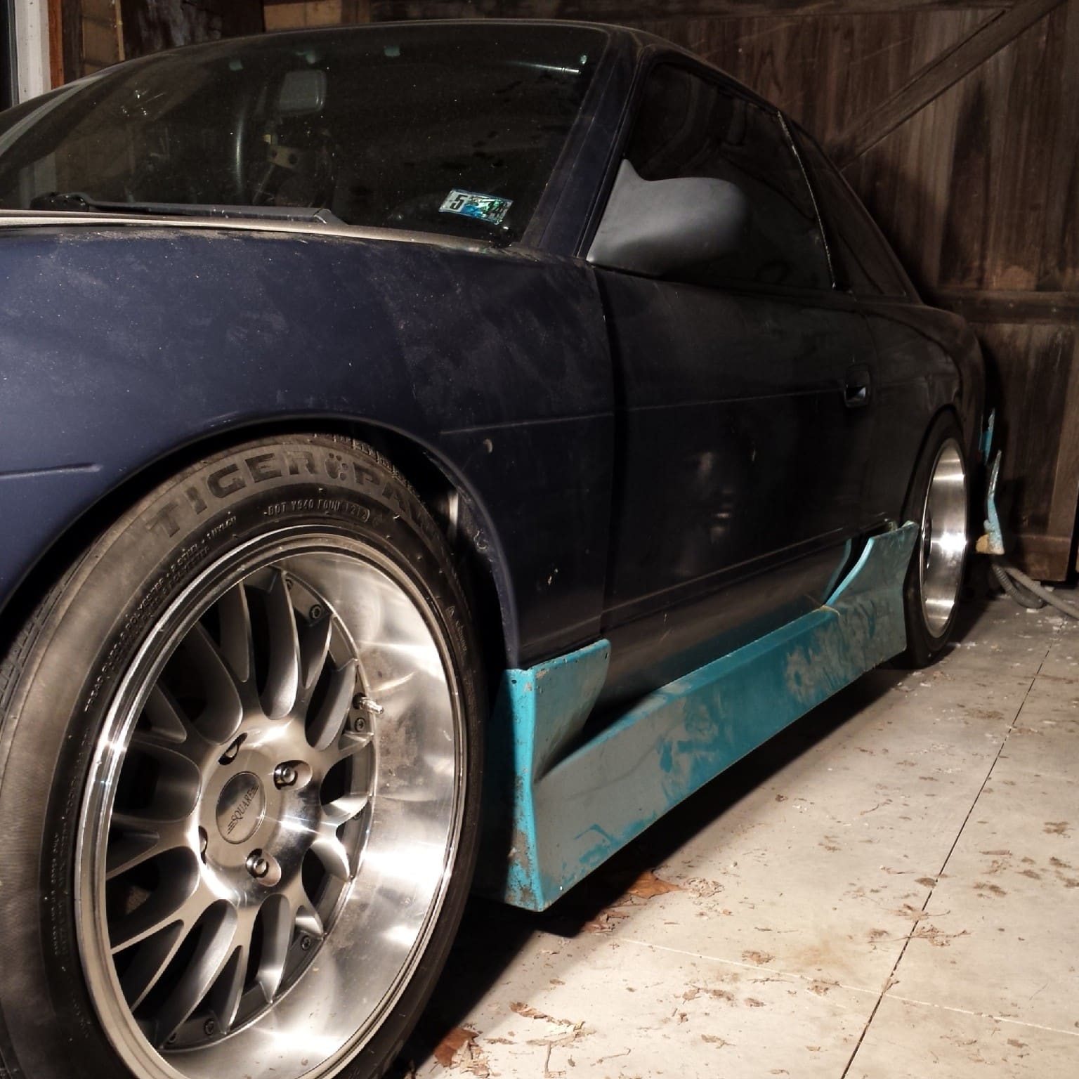 1990 Nissan S13 with 18x8.5 xxr 926 wheels