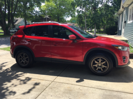 2016 Mazda CX-5 with 18x9 wheels