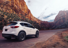 2014 Mazda CX-5 with 17x8 wheels