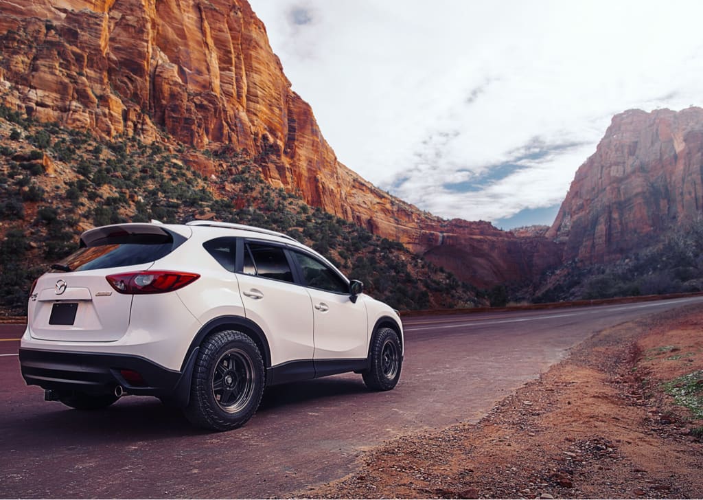 2014 Mazda CX-5 with 17x8 wheels