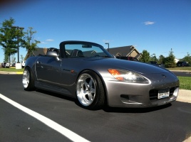 2000 Honda S2000 with 17x10 wheels