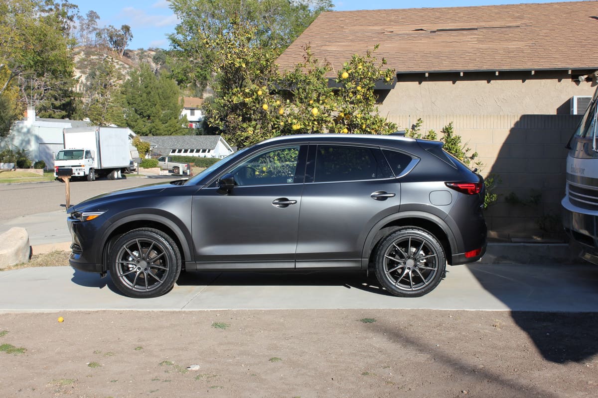 2016 Mazda CX-5 with 20x8.5 wheels