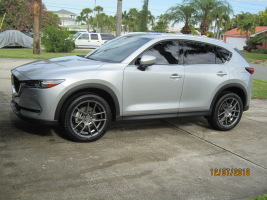 2017 Mazda CX-5 with 20x8.5 wheels