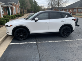 2016 Mazda CX-5 with 20x8.5 wheels
