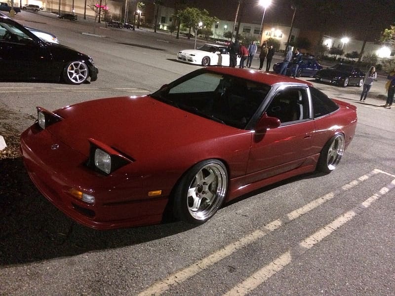 1992 Nissan S13 with 17x9 SSR SP1 Professor wheels