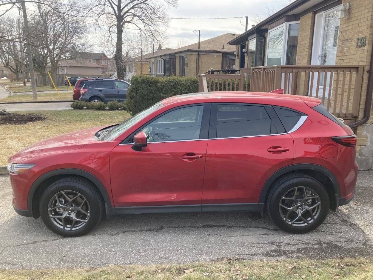2019 Mazda CX-5 with 18x8 Mazda M012 wheels