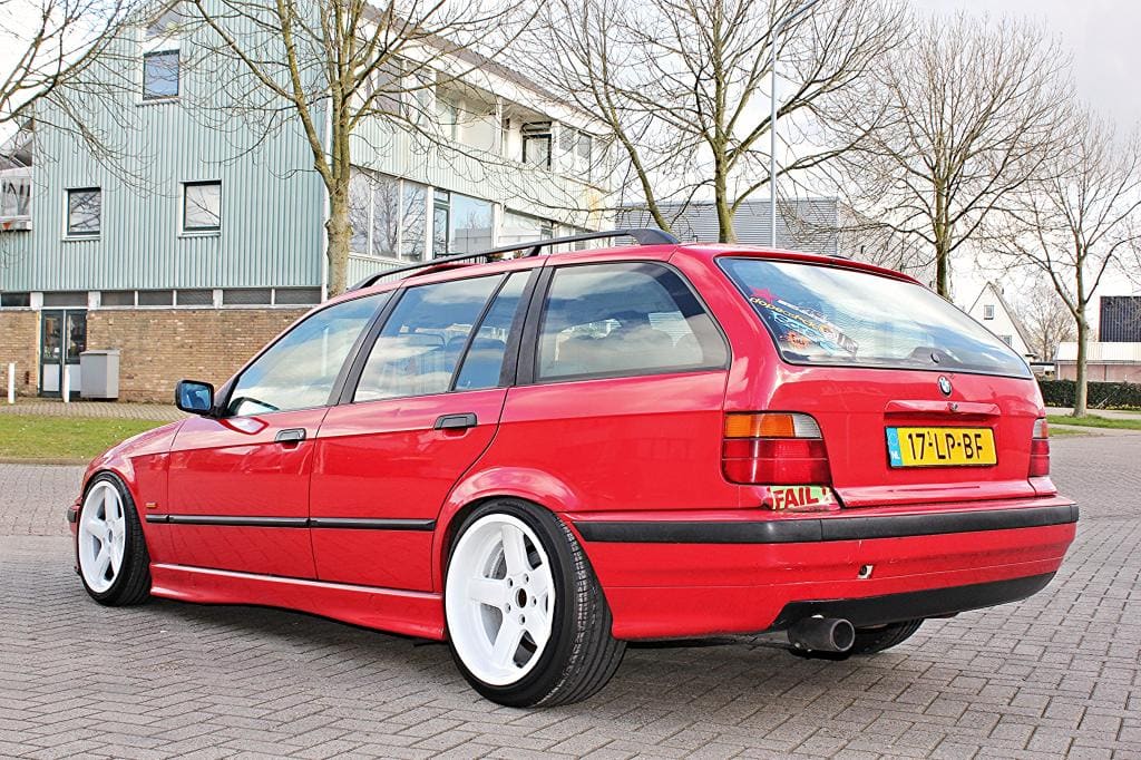 1997 BMW 318 with 17x8 Rh X-rad wheels