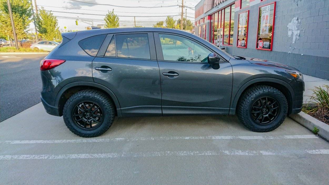 2018 Mazda CX-5 with 17x8 wheels
