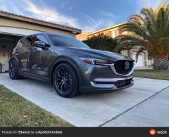 2018 Mazda CX-5 with 19x8.5 wheels