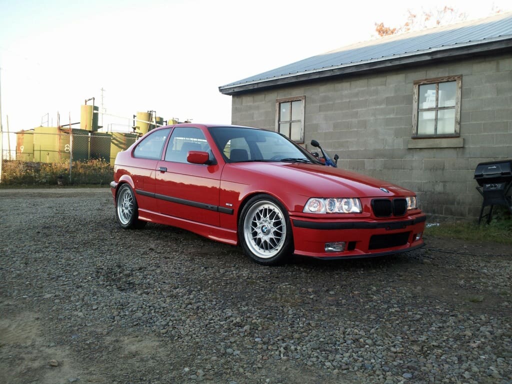 1997 BMW 318 with 17x7.5 BBS RC041 Style 29s wheels