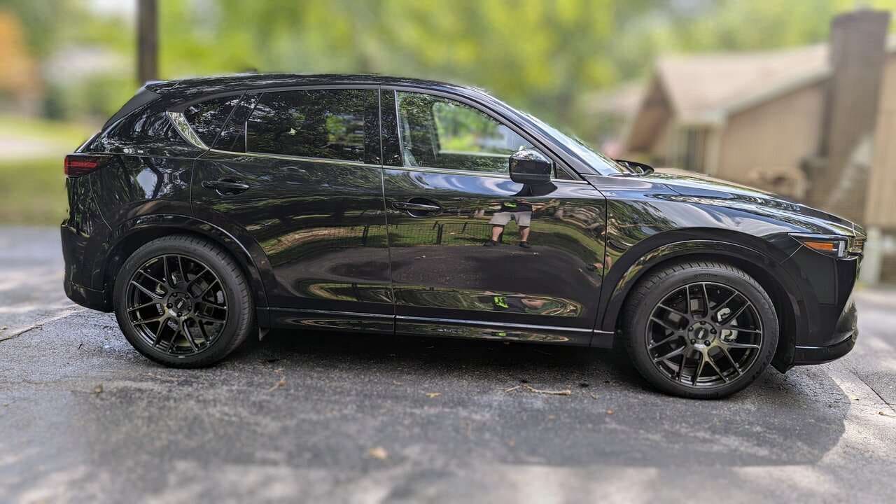 2021 Mazda CX-5 with 20x8.5 F2 wheels