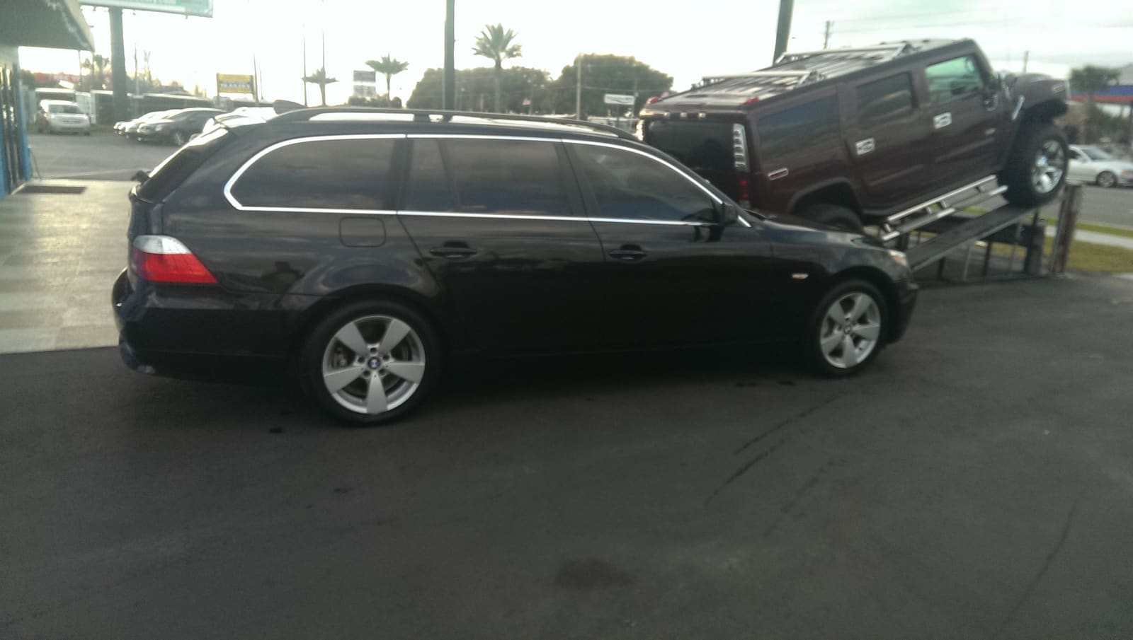2005 BMW 545 with 20x9 vossen cvt wheels