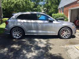 2017 Audi SQ5 with 20x9 wheels