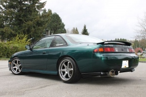 1997 Nissan S14 with 17x9.5 Varrstoen ES2 wheels