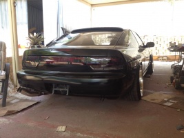 1990 Nissan S13 with 18x10 WOLF S1P wheels