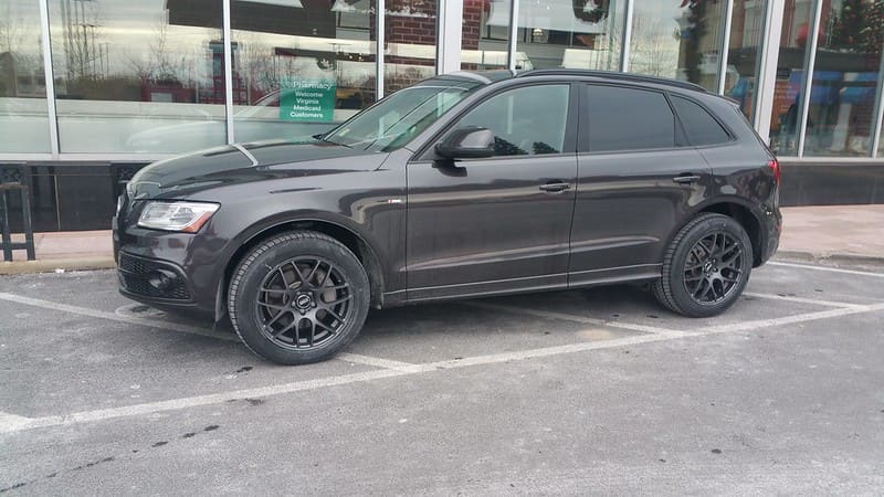2014 Audi Q5 with 19x8.5 wheels