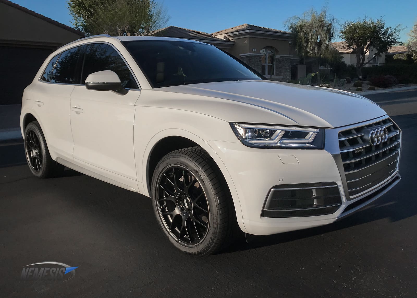 2018 Audi SQ5 with 20x9 wheels