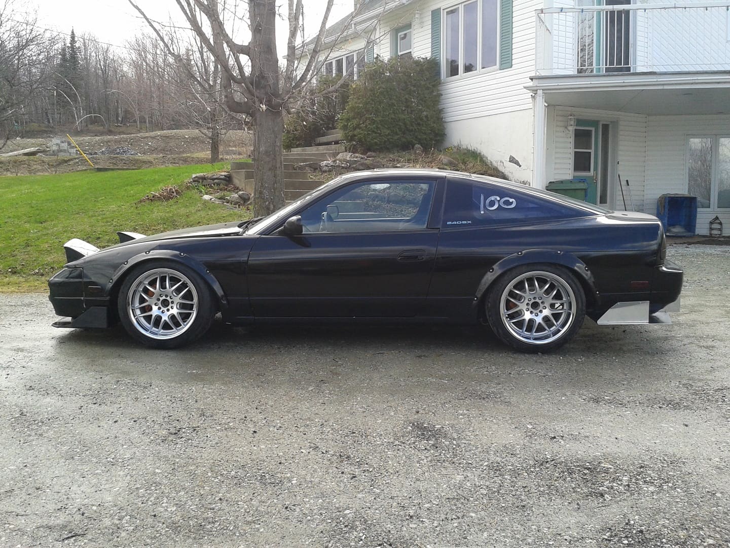 1992 Nissan S13 with 17x9 xxr 526 wheels