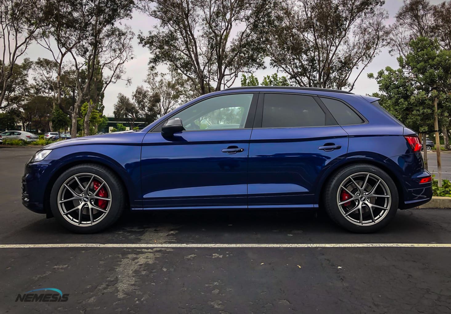 2018 Audi SQ5 with 21x9 wheels