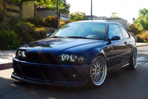 2005 BMW M3 with 19x9.5 Work Wheels VS-XX wheels