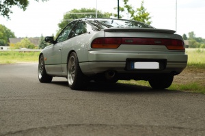 1990 Nissan S13 with 17x8 RaysVolk VR X-10 wheels