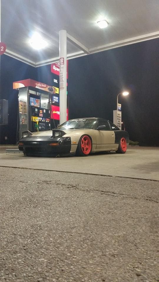 1990 Nissan S13 with 17x9 XXR 962 wheels