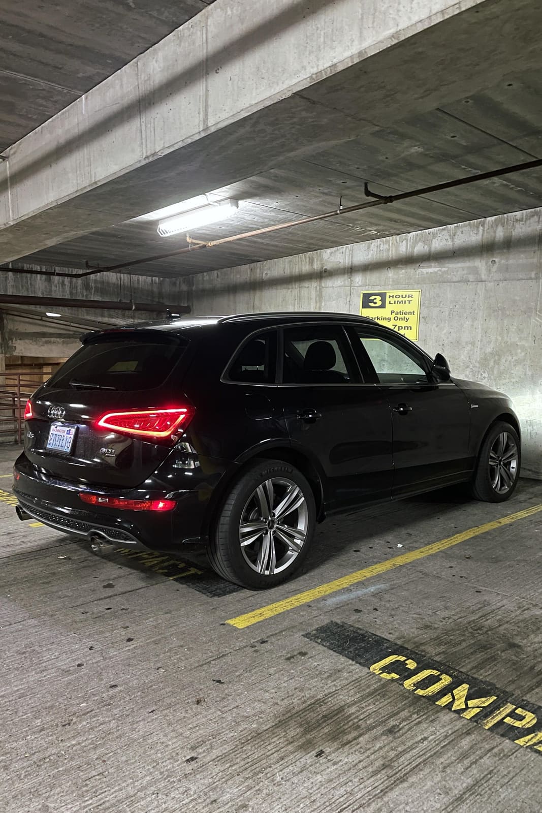 2016 Audi SQ5 with 20x8 VW Atlas wheels