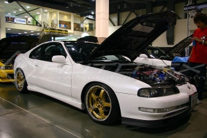 1995 Honda Prelude with 17x8 Rays Engineering Gram Lights 57Pro wheels