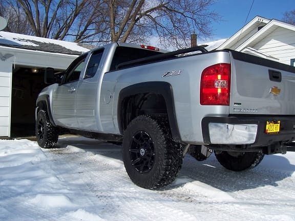 2012 Chevrolet Silverado 2500HD with 18x9 wheels