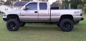 2002 Chevrolet Silverado 1500 with 20x12 wheels