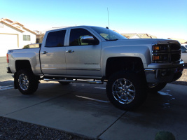 2014 Chevrolet Silverado 1500 with 20x9 wheels