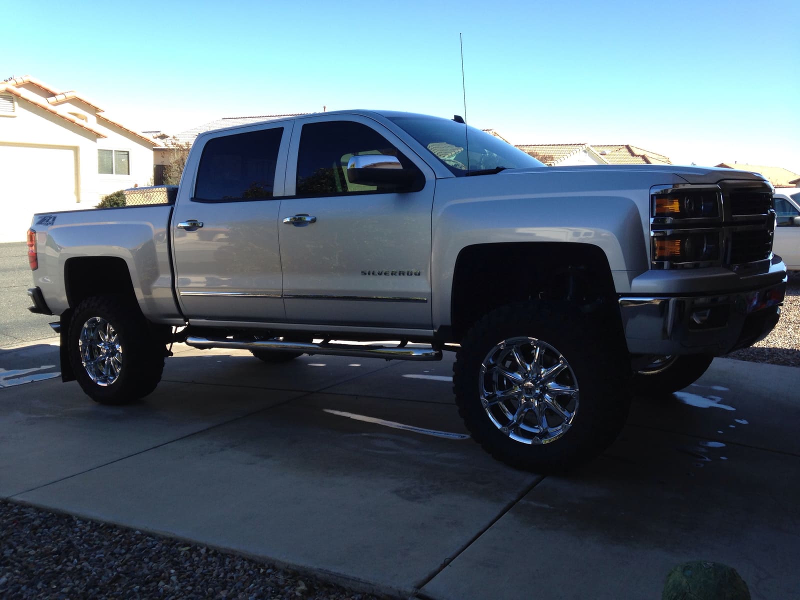 2014 Chevrolet Silverado 1500 with 20x9 wheels