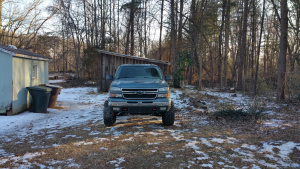2006 Chevrolet Silverado 1500 with 20x12 wheels