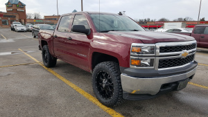 2015 Chevrolet Silverado 1500 with 20x9 wheels