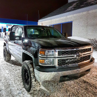 2015 Chevrolet Silverado 1500 with 18x9 wheels