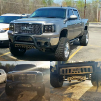 2007 GMC Sierra 1500 with 20x12 wheels