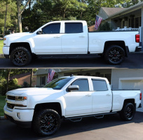 2015 Chevrolet Silverado 1500 with 20x9 wheels